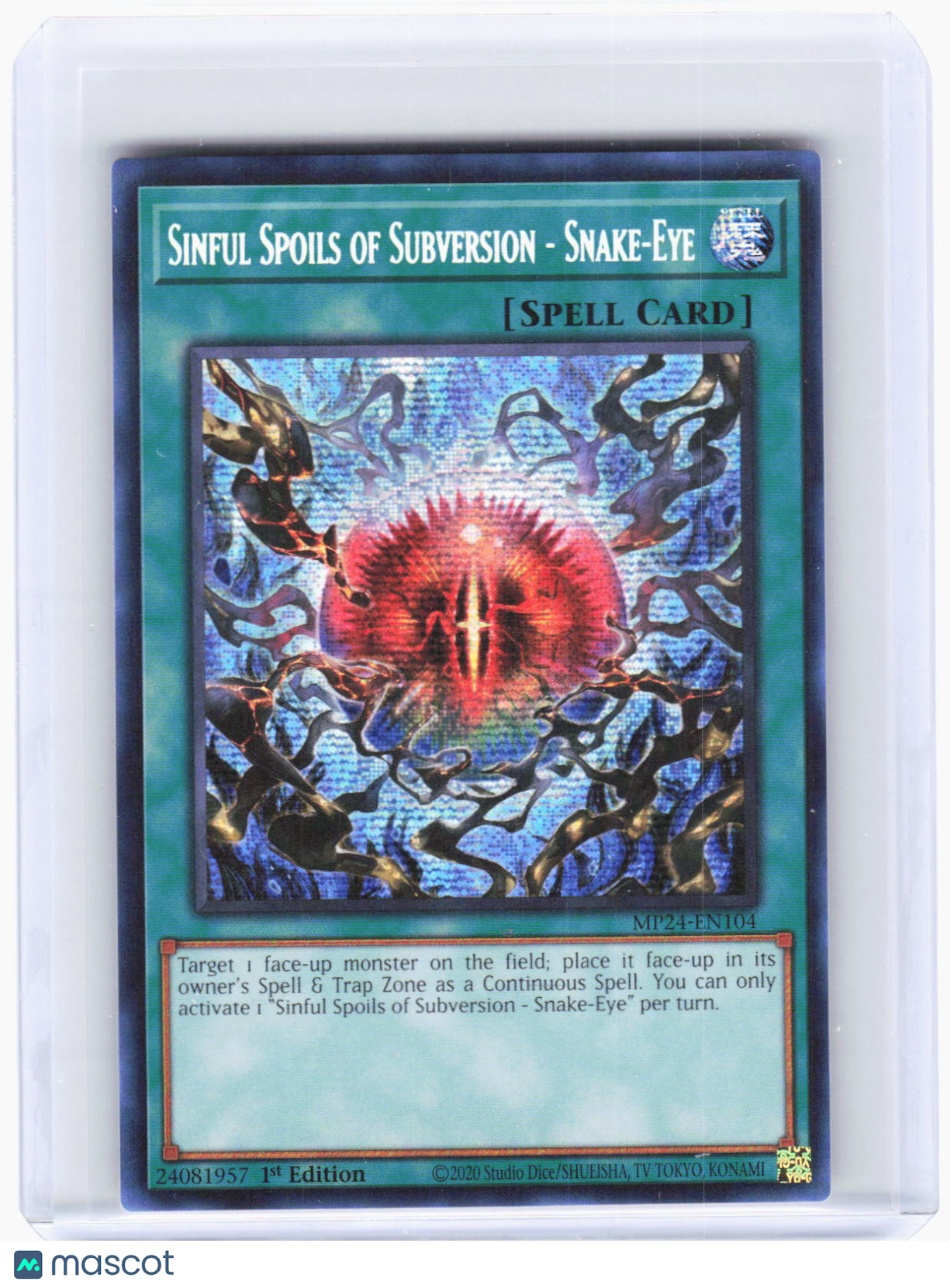 2024 YuGiOh!—Sinful Spoils of Subversion - Snake-Eye #MP24-EN104 (MP24)—PSR Foil