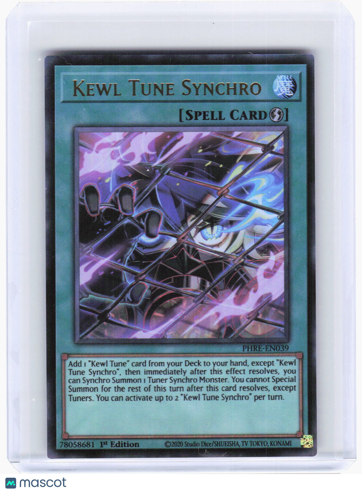 2025 YuGiOh!—Kewl Tune Synchro #PHRE-EN039 Phantom Revenge—UR Foil 1st Edition