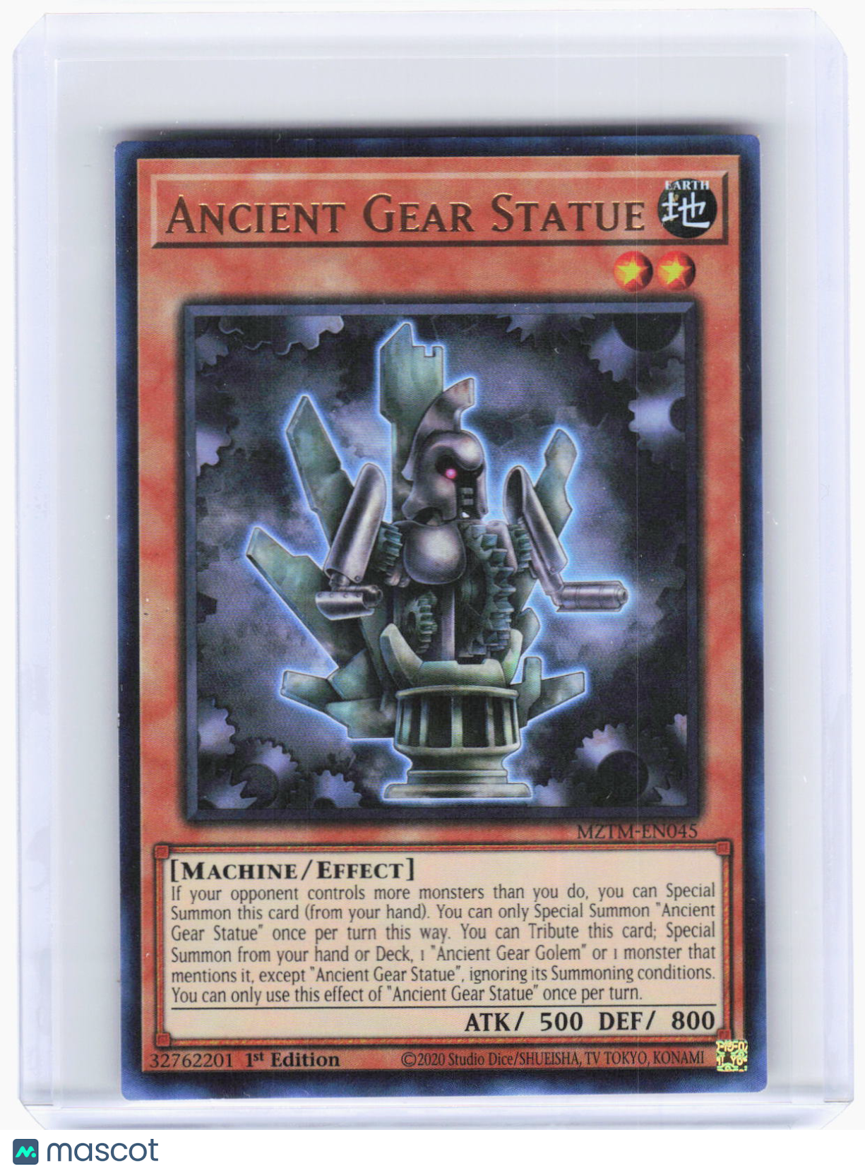 2025 YuGiOh!—Ancient Gear Statue #MZTM-EN045 Maze of the Master—UR Foil (LP)