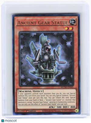 2025 YuGiOh!—Ancient Gear Statue #MZTM-EN045 Maze of the Master—UR Foil (LP)