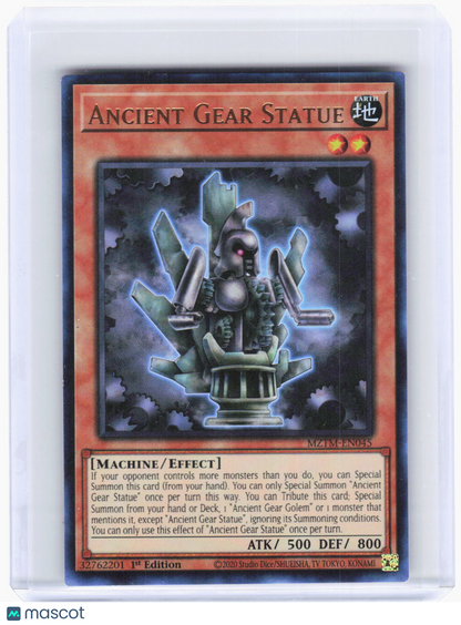 2025 YuGiOh!—Ancient Gear Statue #MZTM-EN045 Maze of the Master—UR Foil (LP)
