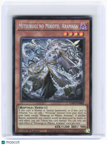 2026 YuGiOh!—Mitsurugi no Mikoto, Aramasa #L26D-ENM06 (L26D)—SR Foil 1st ED