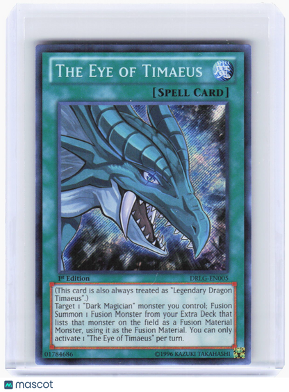 2014 YuGiOh!—The Eye of Timaeus #DRLG-EN005 Dragons of Legend—SR Foil 1st Ed
