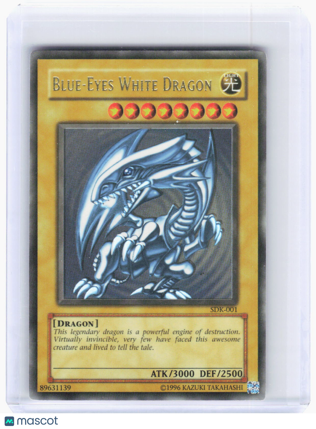 2002 YuGiOh!—Blue-Eyes White Dragon #SDK-001 Starter Deck: Kaiba—Ultra Rare Foil