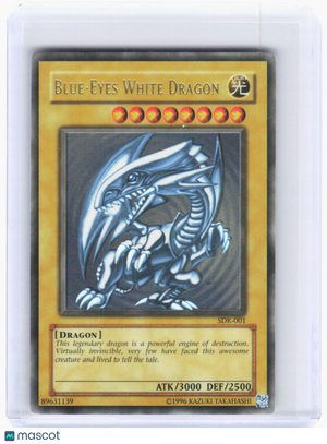 2002 YuGiOh!—Blue-Eyes White Dragon #SDK-001 Starter Deck: Kaiba—Ultra Rare Foil