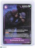 2024 One Piece Card Game—Rosinante & Law (Alt Art) #EB04-038 (OP14)—SR Foil