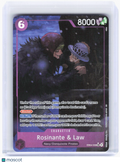2024 One Piece Card Game—Rosinante & Law (Alt Art) #EB04-038 (OP14)—SR Foil
