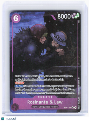 2024 One Piece Card Game—Rosinante & Law (Alt Art) #EB04-038 (OP14)—SR Foil