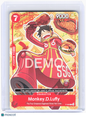 2024 One Piece Card Game—Monkey.D.Luffy (Bandai Fest 24-25) #P-080 (OP-PR)— Foil