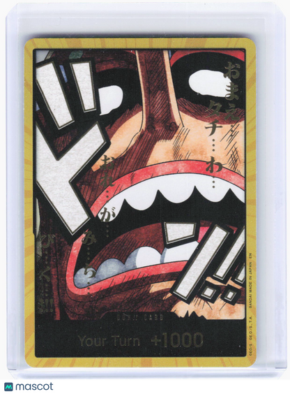 2022 One Piece TCG—DON!! Card (Usopp) (Gold) (PRB-02)—DON!! Gold
