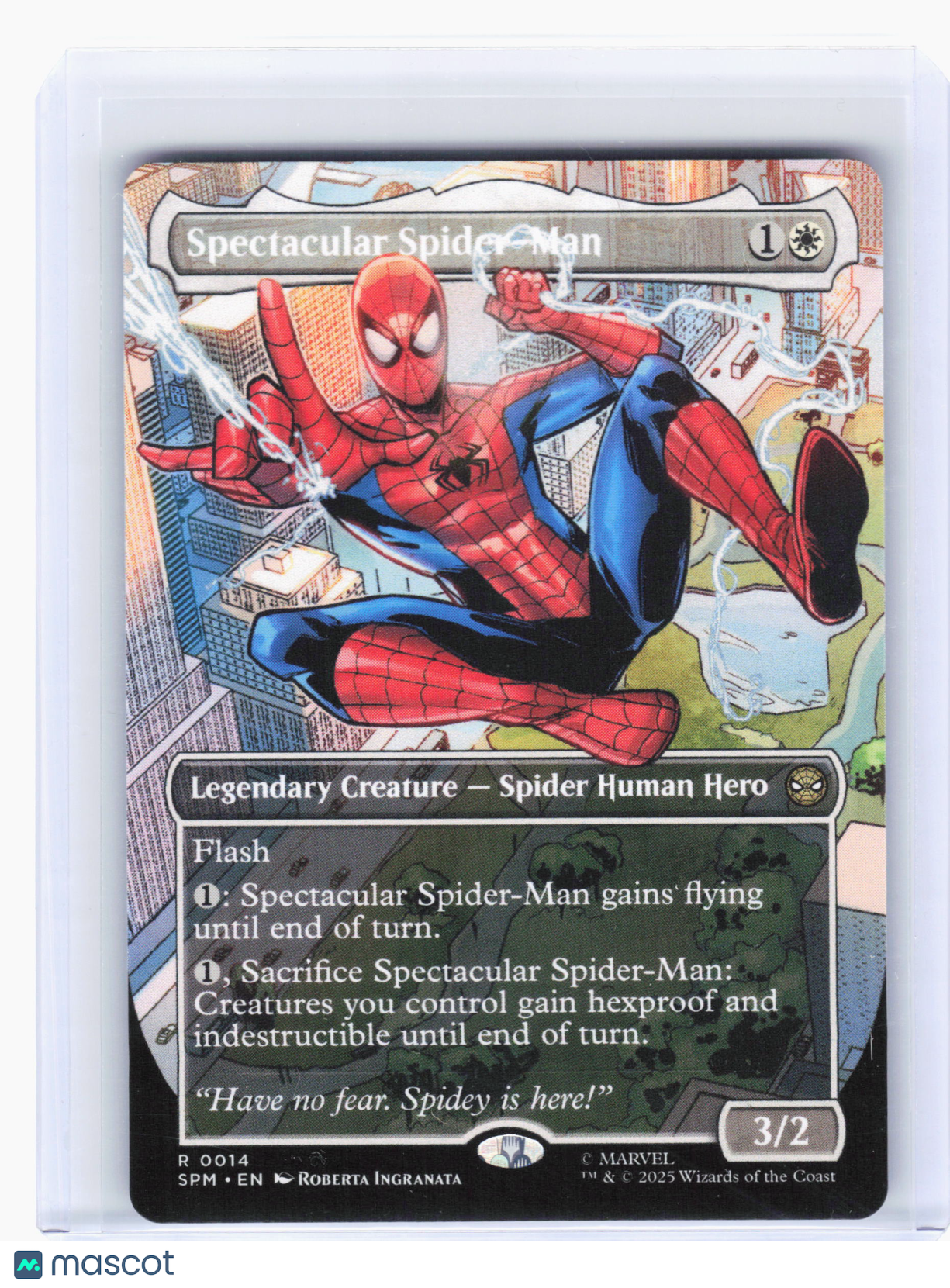 2025 Magic: TG—Spectacular Spider-Man #14 SPM—Rare Nonfoil (Borderless)
