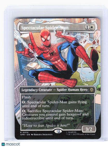 2025 Magic: TG—Spectacular Spider-Man #14 SPM—Rare Nonfoil (Borderless)