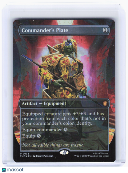 2024 Magic: The Gathering—Commander's Plate #135 TMC—Promo Foil (Borderless)