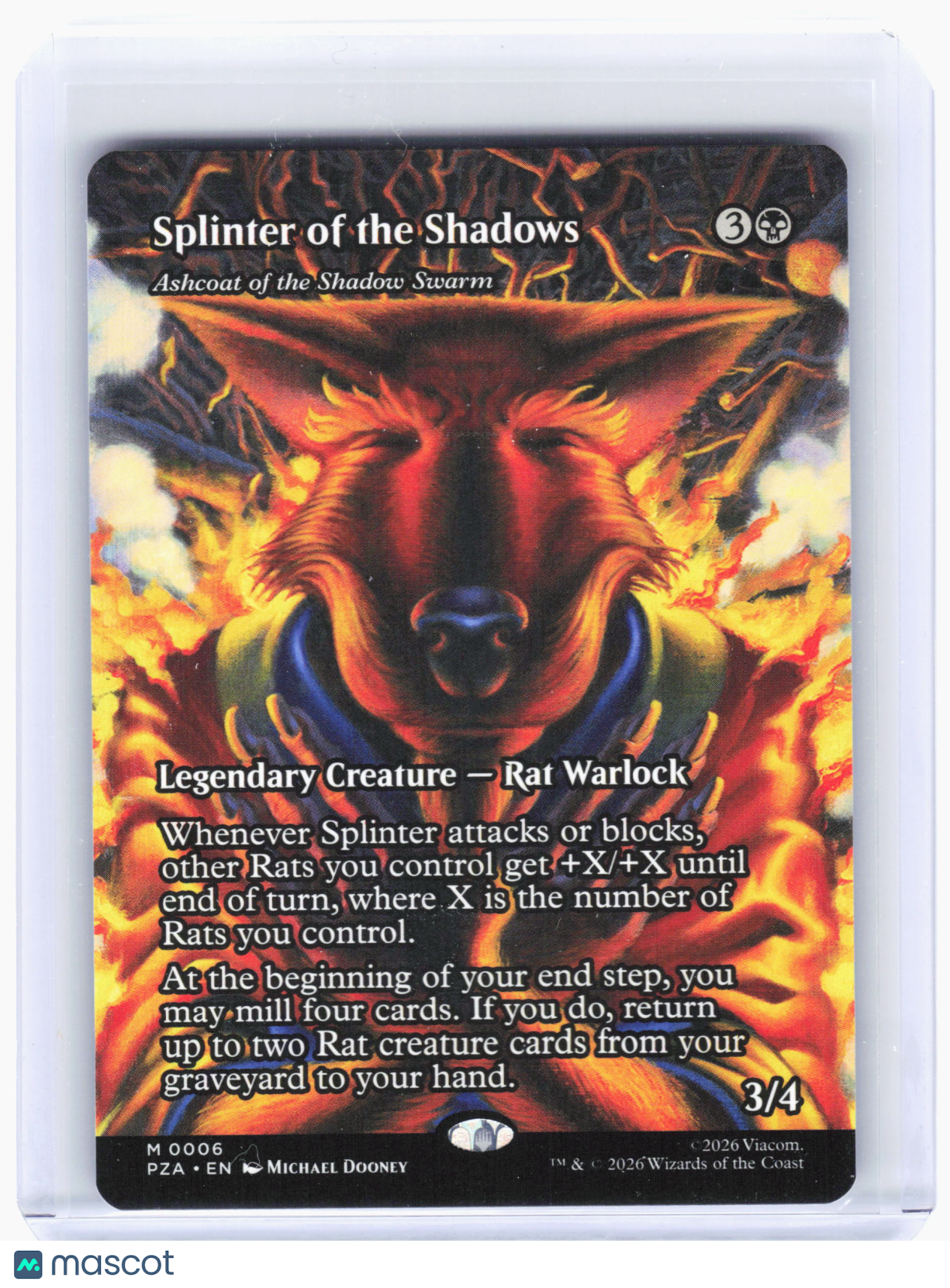2024 Magic: TG—Splinter of the Shadows#6 PZA—Mythic Nonfoil (Borderless)