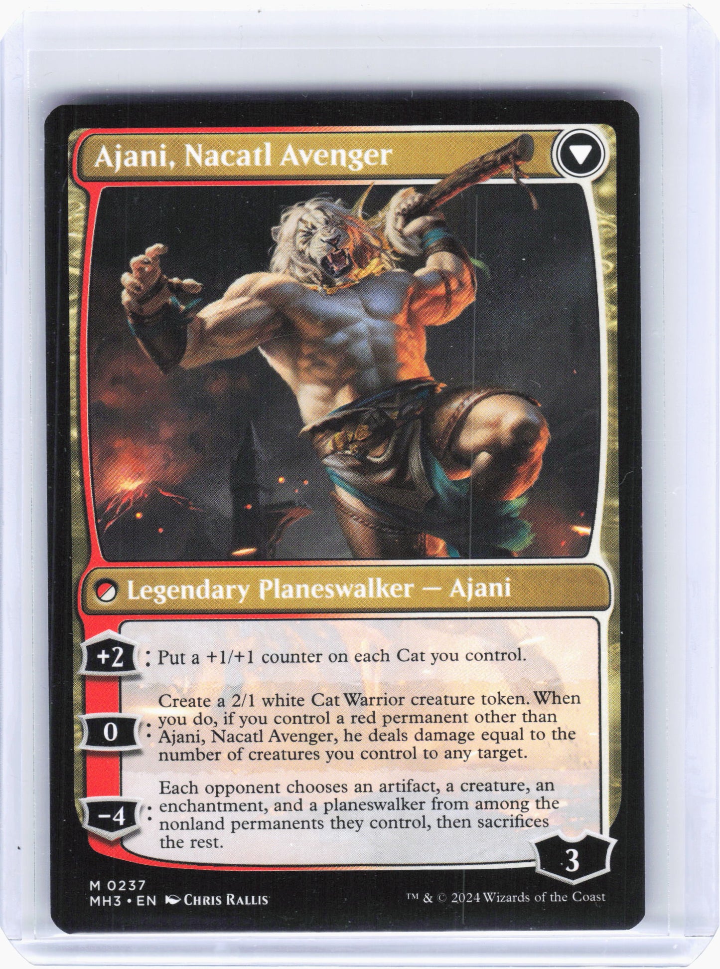 2024 Magic: TG—Ajani, Nacatl Pariah #237 MH3—Mythic Nonfoil (Double-Sided)