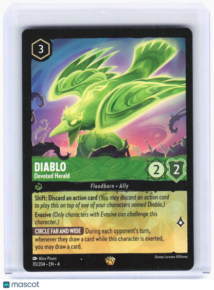 2024 Disney Lorcana—Diablo #70/204 Ursula's Return—Legendary Non-Foil