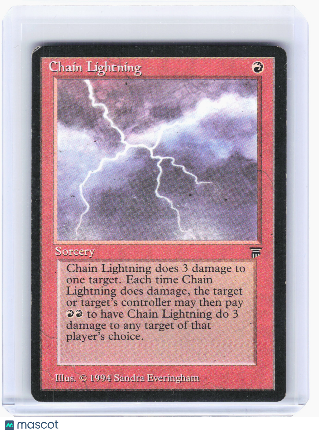 1994 Magic: The Gathering—Chain Lightning Legends—Common Nonfoil [Damaged]
