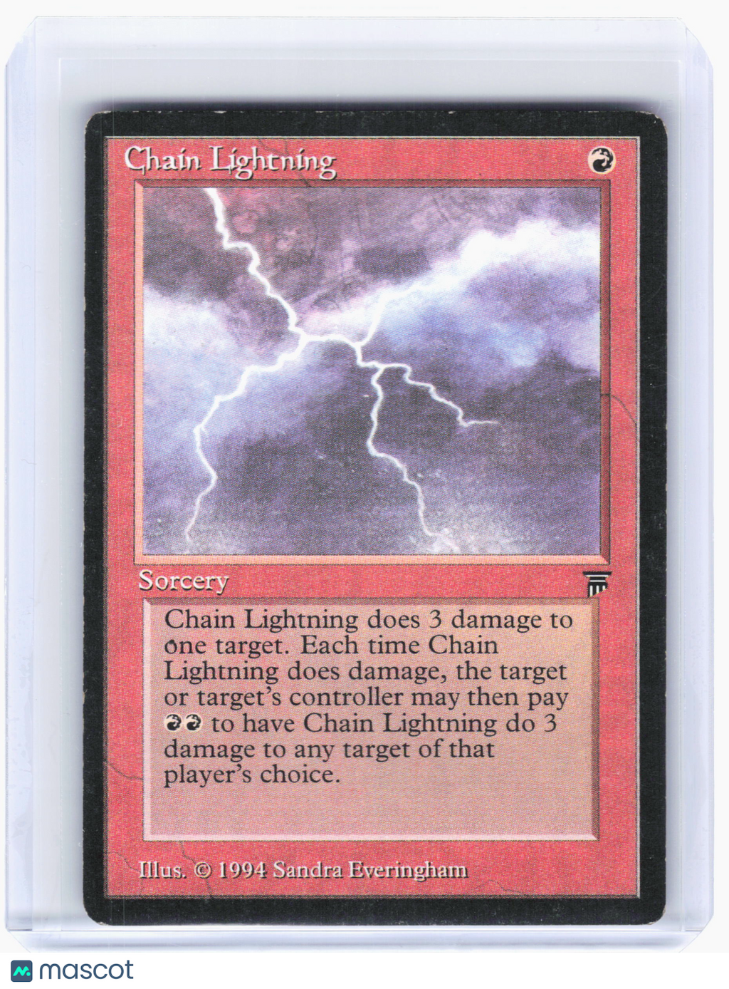 1994 Magic: The Gathering—Chain Lightning Legends—Common Nonfoil [Damaged]