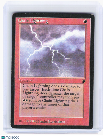 1994 Magic: The Gathering—Chain Lightning Legends—Common Nonfoil [Damaged]