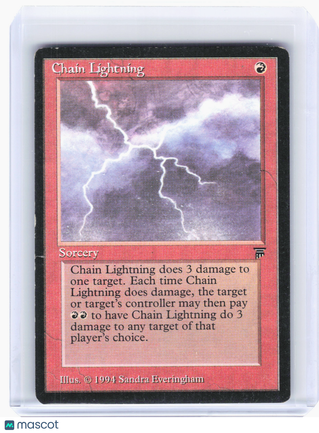 1994 Magic: The Gathering—Chain Lightning Legends—Common Nonfoil [Damaged]