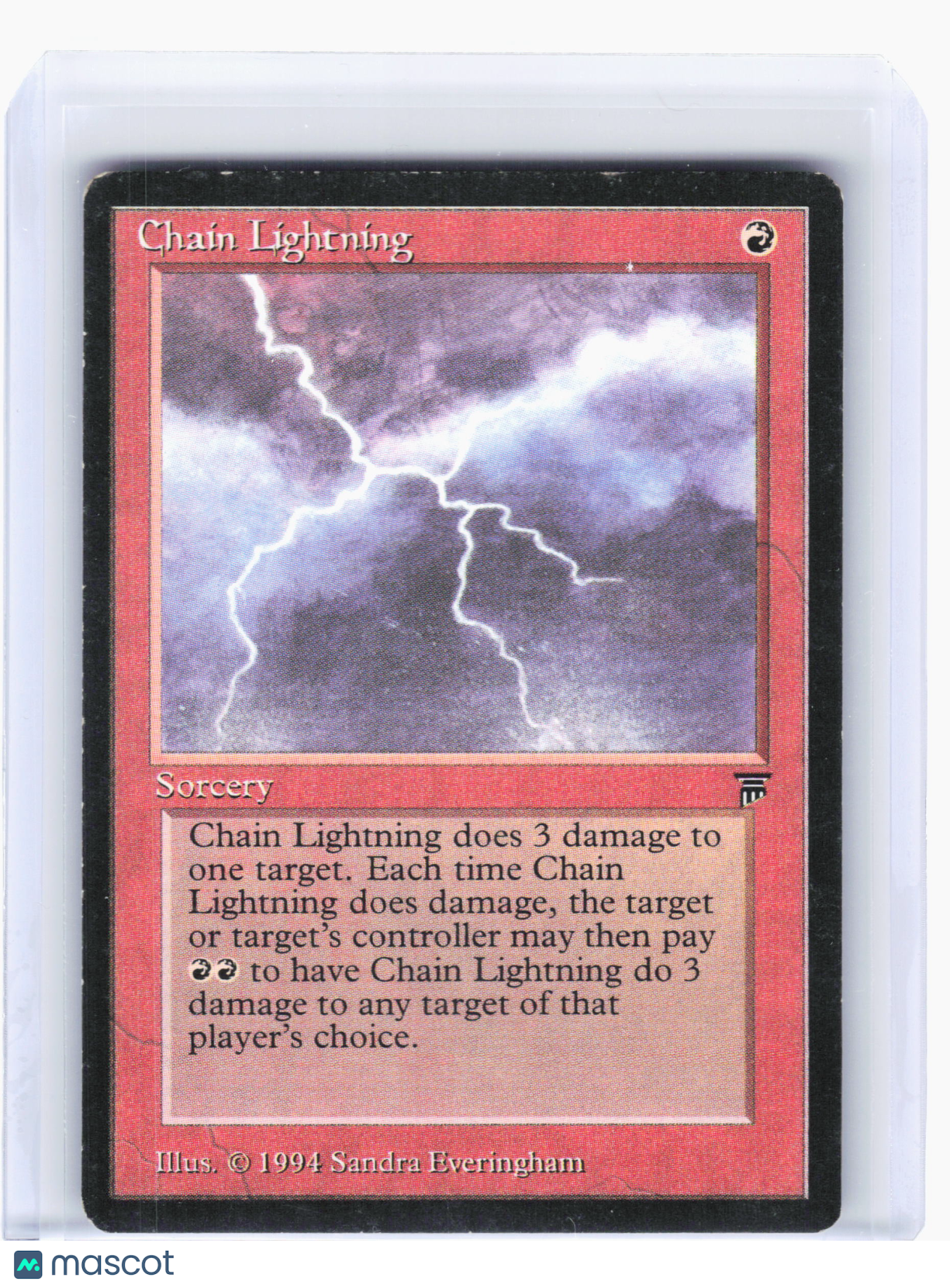 1994 Magic: The Gathering—Chain Lightning Legends—Common Nonfoil [Damaged]