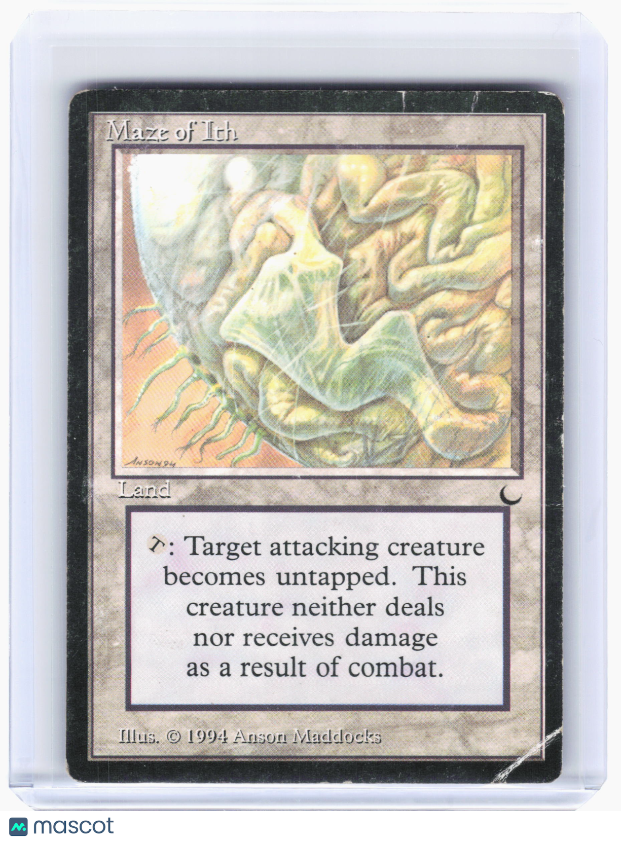 1994 Magic: The Gathering—Maze of Ith The Dark—Uncommon Nonfoil [Damaged]