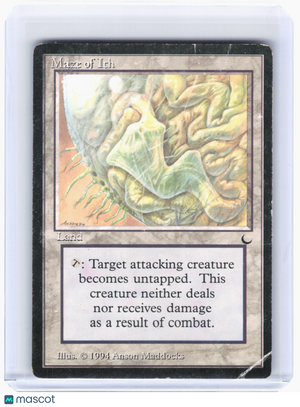 1994 Magic: The Gathering—Maze of Ith The Dark—Uncommon Nonfoil [Damaged]