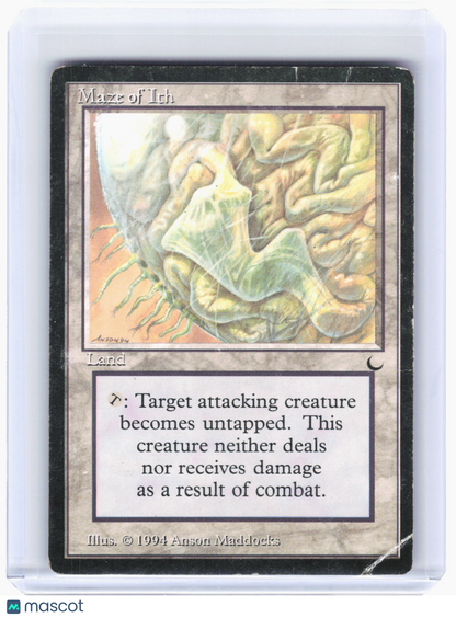 1994 Magic: The Gathering—Maze of Ith The Dark—Uncommon Nonfoil [Damaged]