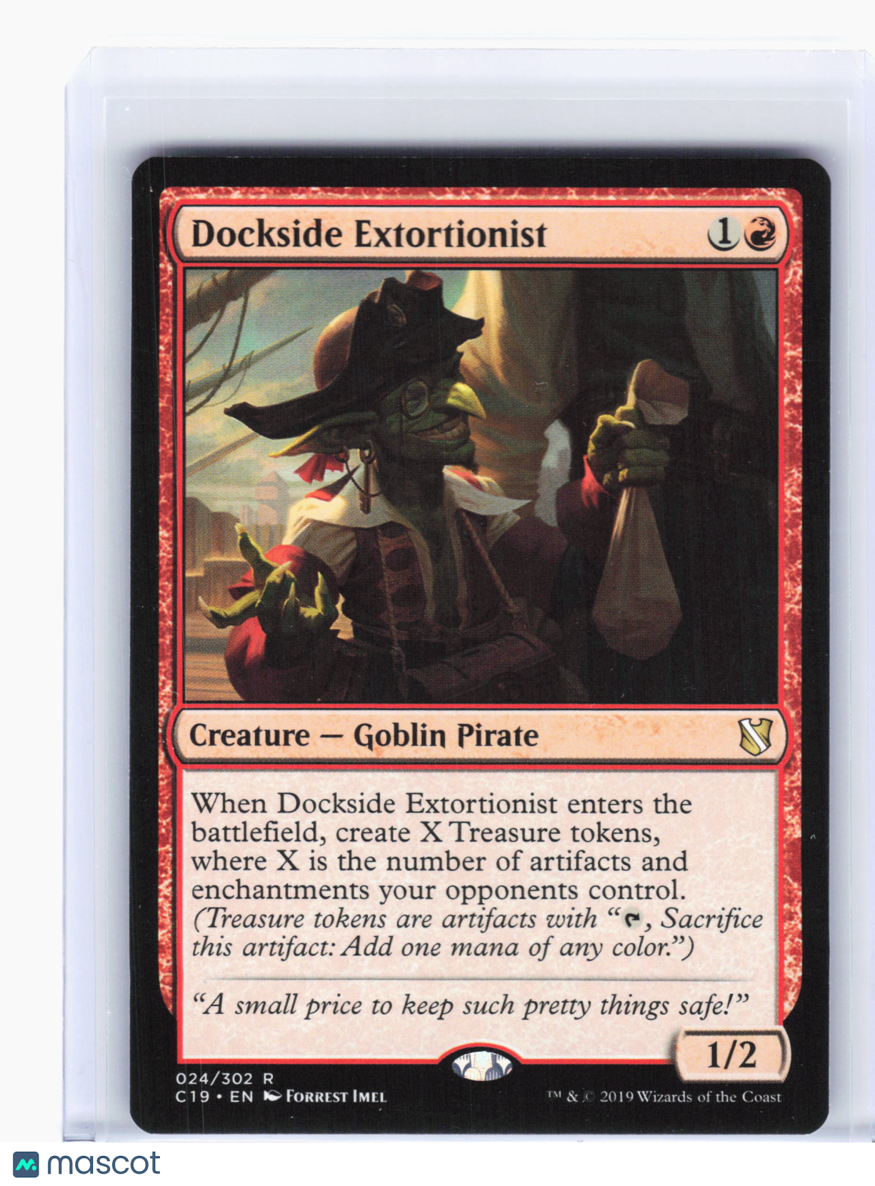 Magic: The Gathering—Dockside Extortionist #24 Commander 2019—Rare Nonfoil [LP]