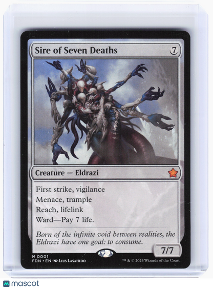 2024 Magic: The Gathering—Sire of Seven Deaths #1 Foundations—Mythic Nonfoil