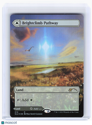 2021 MTG—Brightclimb Pathway #14 SLU—Rare Foil (Double-Sided) (Borderless)