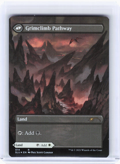2021 MTG—Brightclimb Pathway #14 SLU—Rare Foil (Double-Sided) (Borderless)