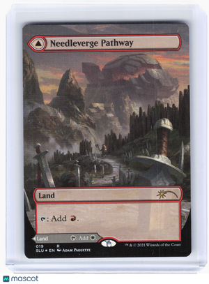 2021 MTG—Needleverge Pathway #19 SLU—Rare Foil (Double-Sided) (Borderless)