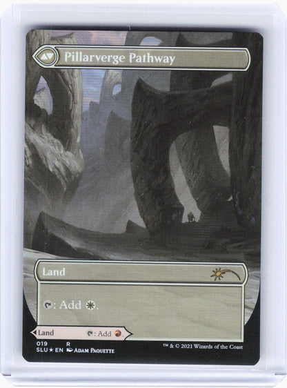 2021 MTG—Needleverge Pathway #19 SLU—Rare Foil (Double-Sided) (Borderless)