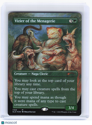 2022 Magic: TG—Vizier of the Menagerie #1100 SLD—Mythic Foil (Borderless)