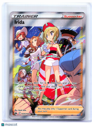 2023 Pokemon—Irida #GG63/GG70 Crown Zenith: Galarian Gallery—Ultra Rare Holo