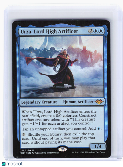 2019 Magic: TG—Urza, Lord High Artificer #75 Modern Horizons—Mythic Foil [MP]