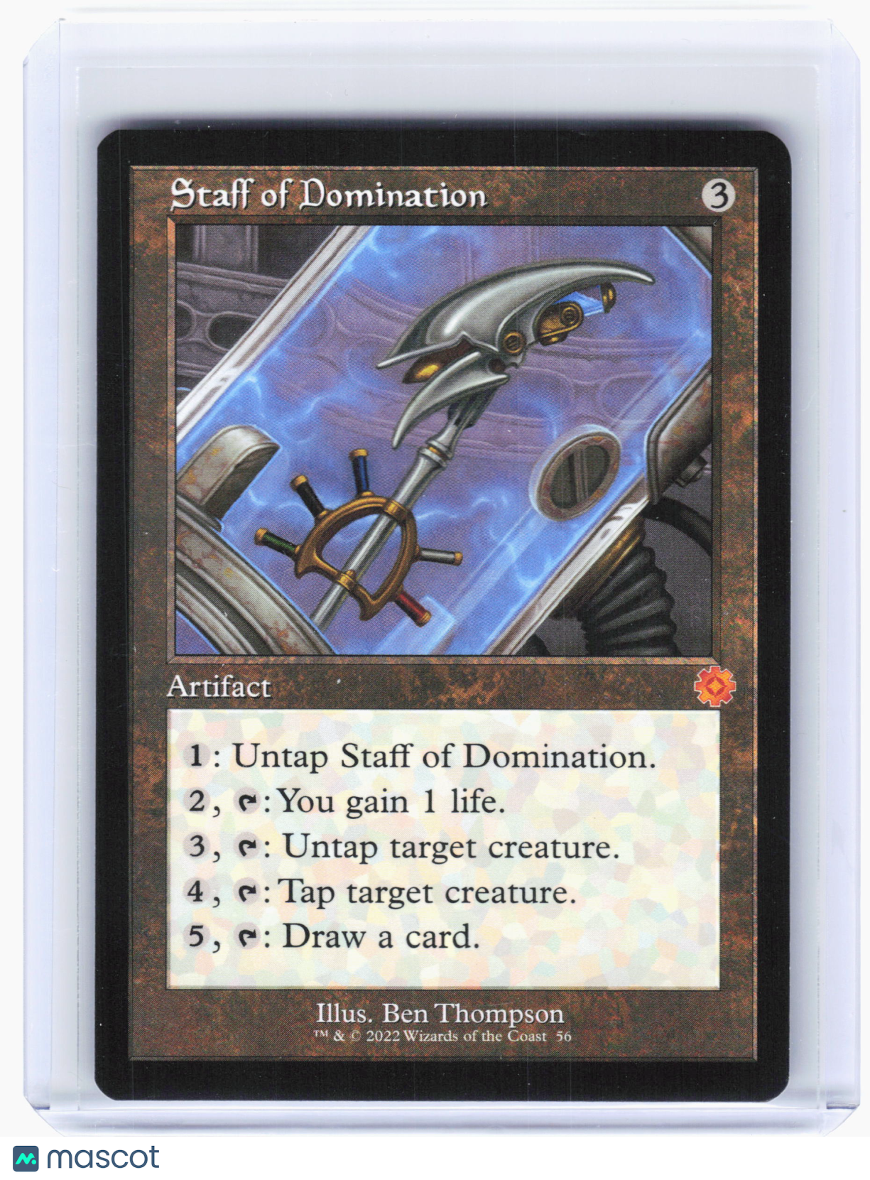 2022 Magic: The Gathering—Staff of Domination #56 BRR—Mythic Nonfoil