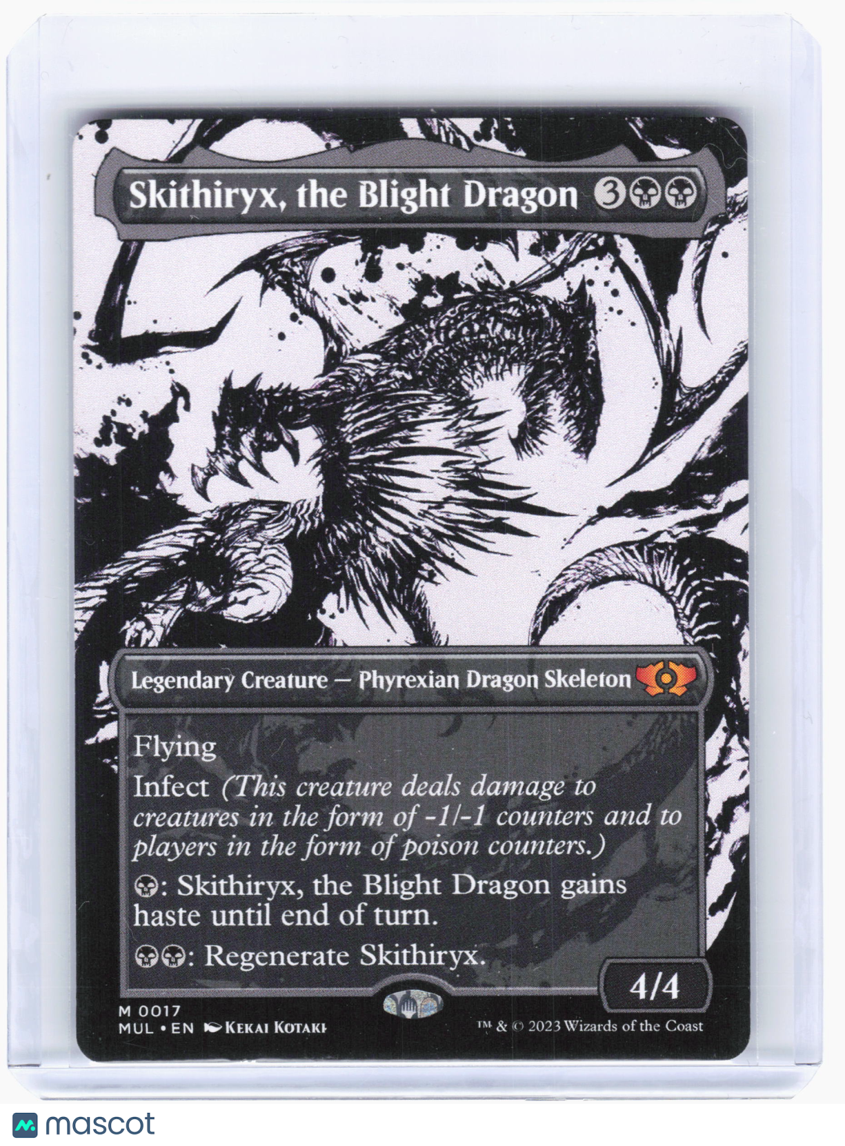 2023 Magic: TG—Skithiryx, the Blight Dragon #17 MUL—Mythic Mythic (Borderless)