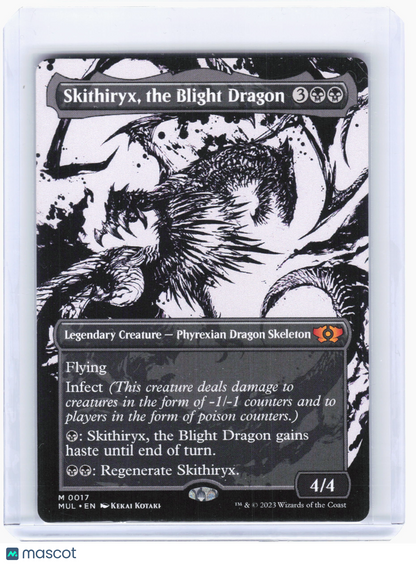 2023 Magic: TG—Skithiryx, the Blight Dragon #17 MUL—Mythic Mythic (Borderless)