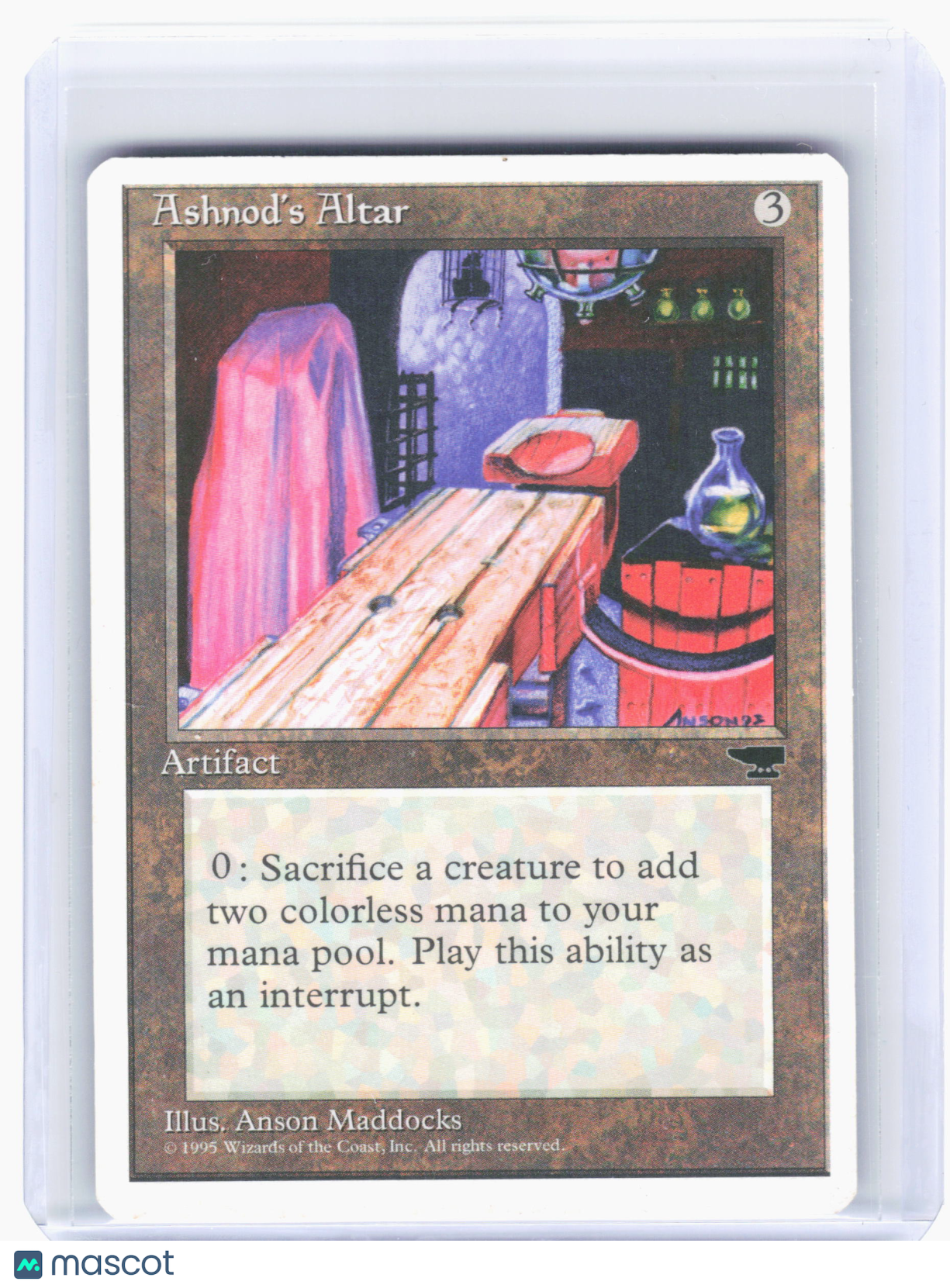 1995 Magic: The Gathering—Ashnod's Altar #92 Chronicles—Common Nonfoil