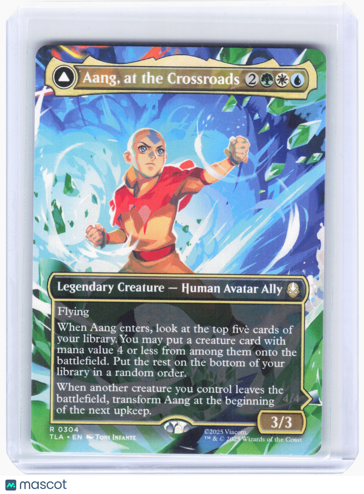 2025 Magic: The Gathering—Aang, at the Crossroads #304 TLA—Rare Nonfoil
