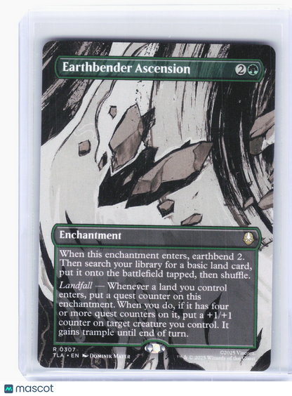 2025 Magic: TG—Earthbender Ascension #307 TLA—Rare Nonfoil (Borderless)