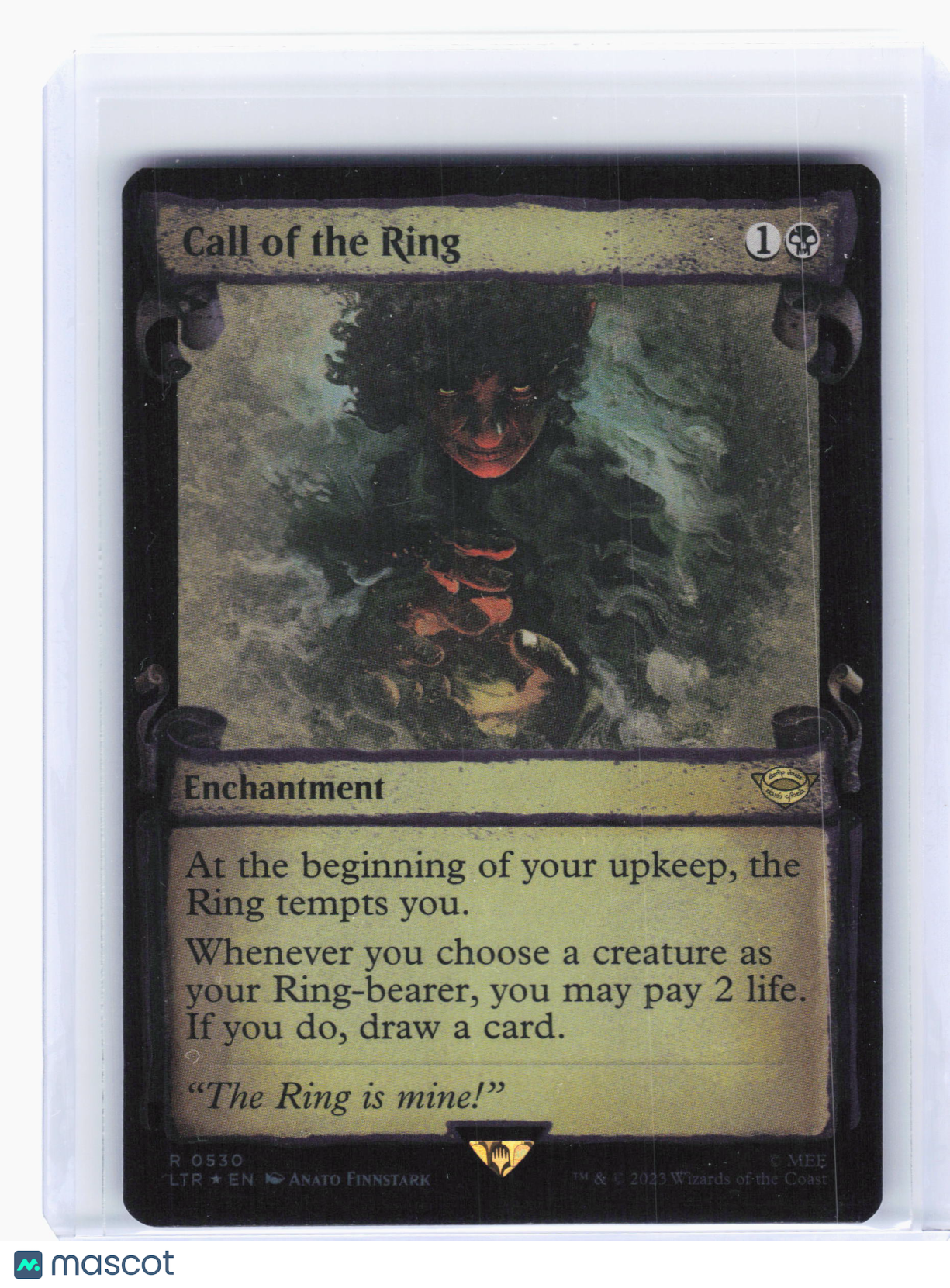 2023 Magic: The Gathering—Call of the Ring #530 LTR—Rare Foil (Showcase Scrolls)