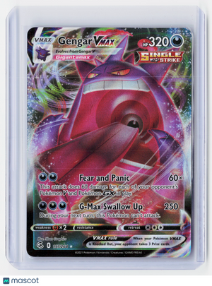2021 Pokemon TCG—Gengar VMAX #157/264 Fusion Strike—Rare Etched RRR