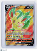 2021 Pokemon—Leafeon V (Full Art) #166/203 Evolving Skies—Ultra Rare Holo