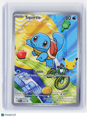 2026 Pokemon—Squirtle #039 Mega Evolution—Black Star Promo Holo Illustrator Set