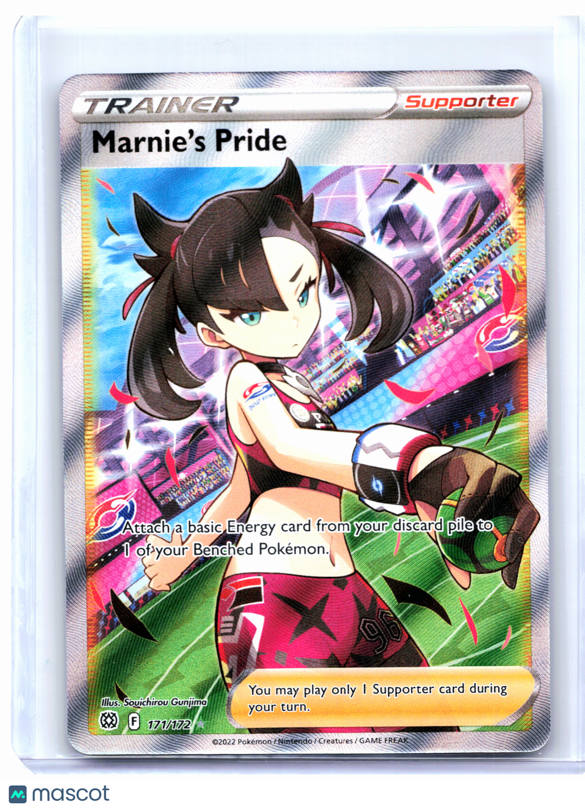 2022 Pokemon—Marnie's Pride (Full Art) #171/172 Brilliant Stars—Ultra Rare Holo