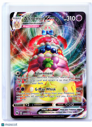2020 Pokemon—Alcremie VMAX #023/073 Champion’s Path—Ultra Rare Holo