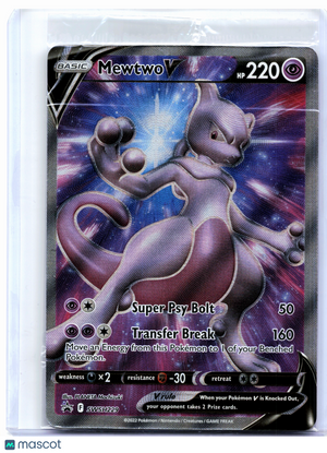 2022 Pokemon—Mewtwo V #SWSH229 Sword & Shield Promos—Black Star Promo [Sealed]